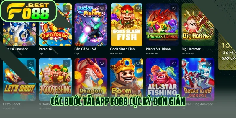 Các bước tải app Fo88 cực kỳ đơn giản