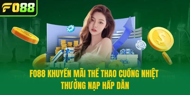 Fo88 khuyến mãi thể thao cuồng nhiệt thưởng nạp hấp dẫn